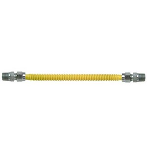1/2 in. MIP x FIP 48 in. Gas Appliance Connector in Yellow
