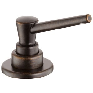 10 oz. Deck Mount Plastic Soap & Lotion Dispenser in Venetian Bronze