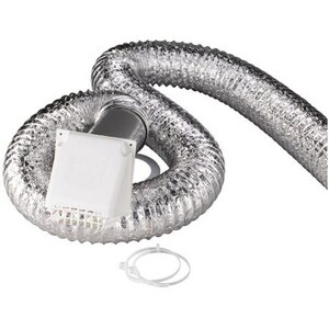 4 x 15 in. Dryer Venting Kit in White