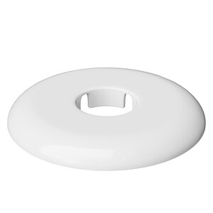 1 in. Plastic Split Escutcheon in White