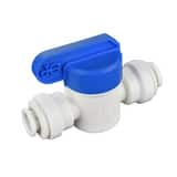 John Guest Speedfit® 1/4 in. Plastic 150 psi OD Tube Shut Off Valve JPPSV040808W at Pollardwater