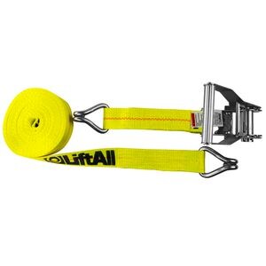 27 ft. Yellow Ratchet Strap with U-hook