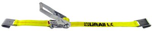 27 ft. Yellow Ratchet Strap and Hook