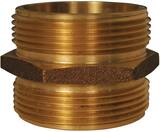 Dixon Valve & Coupling 1 in. NPT x 1 in. NST Brass Double Male Hex Nipple DDMH1010F at Pollardwater