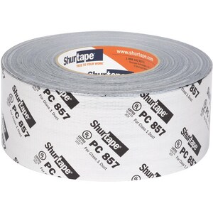 3 in. x 60 yd. Metallic Silver Waterproof Cloth Duct Tape