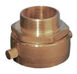 Dixon Valve & Coupling 2-1/2 in. x 2 in. FNST x MNPT Cast Brass Adapter DSM25F20T at Pollardwater