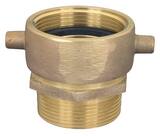 Dixon Valve & Coupling 2-1/2 x 1-1/2 in. FNST x MNPT Cast Brass Reducing Swivel Adapter DSM25F15T at Pollardwater