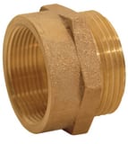 Dixon Valve & Coupling 1-1/2 in. FNST x MNPT Cast Brass Hex Nipple DFM15F15T at Pollardwater