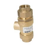 Watts Series 9D 3/4 in Brass Union Double Check Valve with Strainer W9DM2F at Pollardwater