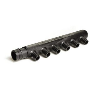 1 in. PEX Expansion Plastic Manifold with 6 Outlet