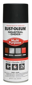 12 oz. Industrial Spray Paint in Semi Flat Black