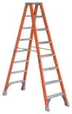 Louisville Ladder 8 ft. x 25-9/16 in. 300 lbs. Fiberglass Double Step Ladder LFM1508 at Pollardwater