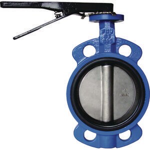 6 in. Cast Iron EPDM Locking Lever Handle Butterfly Valve