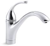Kohler Forte Single Handle Pull Out Kitchen Faucet With Two Function Spray And Masterclean Technology In Polished Chrome 10433 Cp Ferguson