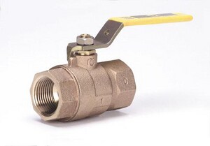 1-1/2 in. Bronze Reduced Port Threaded 600# Ball Valve