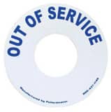 Pollardwater Hydrant Disk in Blue and Reflective White PP68503 at Pollardwater