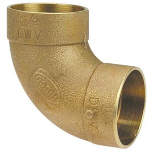 4 in. Copper DWV 90 Degree Elbow - E055650 - Ferguson