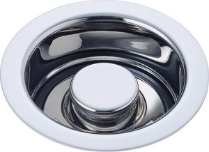 1-11/16 x 4-1/2 in. Brass Disposer Flange and Stopper in Chrome