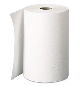 Hard Roll Towel in White (Case of 12)
