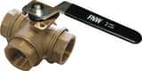 FNW® Figure 465 Brass L-Port NPT 400# Ball Valve FNW465G at Pollardwater