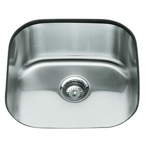 19-5/8 in. Undermount Stainless Steel Single Bowl Kitchen Sink