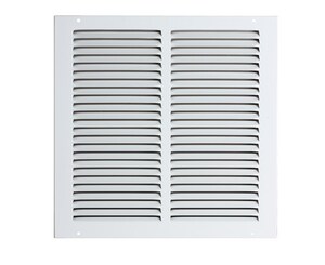 24 x 24 in. Residential 1-way Return Grille in White Steel