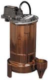 Liberty Pumps 280 Series 1/2 HP 115V Cast Iron Non-Automatic Submersible Effluent Pump with Cord L280 at Pollardwater