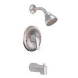 Moen Chateau Posi Temp Pressure Balanced Tub And Shower Trim With 1 75 Gpm Shower Head And Tub Spout In Brushed Chrome Tl183epbc Ferguson