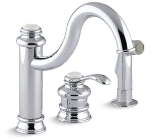 Kohler Fairfax® 2.2 gpm 3-Hole Single Lever Handle ...