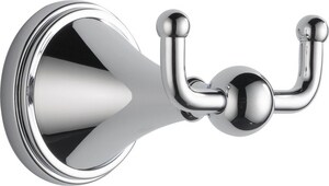 2-Hook Robe Hook in Chrome