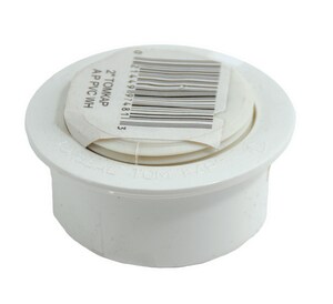 2 in. Slip Schedule 40 PVC Adapter and Plug