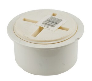 4 in. Slip Schedule 40 PVC Adapter and Plug