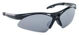 SAS Safety Diamondbacks™ Plastic Safety Glass with Black Frame and Smoke Mirror Lens S5400203 at Pollardwater