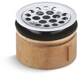 3 in. Brass Sink Basket Strainer in Polished Chrome