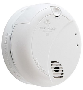 120V AC Photo Smoke Detector With 9V Battery