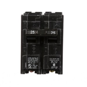 25 Amp 120 V 2-Pole Plug Inch Breaker