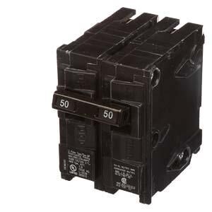 50 Amp 2-Pole 120 V Plug Inch Breaker