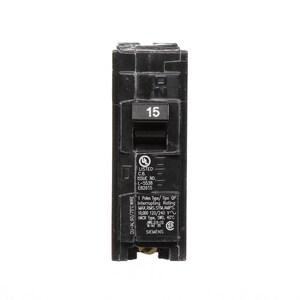15 Amp 120 V 1-Pole Plug Inch Breaker
