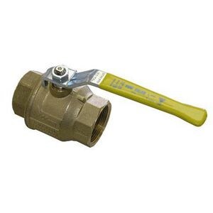 1/4 in Brass Full Port FPT 600# Ball Valve