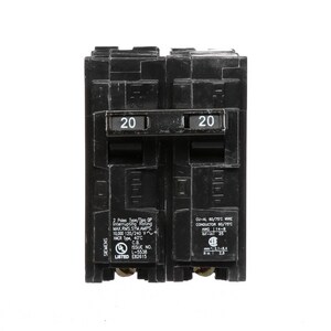 20 Amp 120 V 2-Pole Plug Inch Breaker