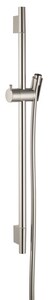 24 in. Shower Rail with Hose in Brushed Nickel