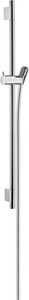24 in. Shower Rail with Hose in Polished Chrome