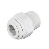 John Guest Speedfit® 3/8 in. OD Tube x NPTF Polypropylene Adapter JPP011223W at Pollardwater