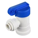 John Guest Speedfit® 1/4 in. Plastic 150 psi OD Tube x FNPT Shut Off Valve JPPSV500822W at Pollardwater