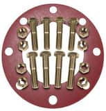 FNW® Figure NBG 8 in. Red Rubber Gasket with 304 Stainless Steel Hardware, Full Face 1/8 in. Flange Kit FNWNBGS41RF8X at Pollardwater