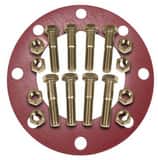 FNW® Figure NBG 8 in. Red Rubber Gasket with 316 Stainless Steel Hardware, Full Face 1/8 in. Flange Kit FNWNBGS61RF8X at Pollardwater