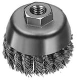 Milwaukee® 3 KNOT WIRE CUP BRUSH - CARBON STEEL M48525040 at Pollardwater