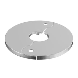 1 in. Steel Hinged Escutcheon in Chrome Plated