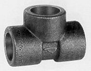 1 in. 3000# A105 SW Tee Forged Steel Socket Weld