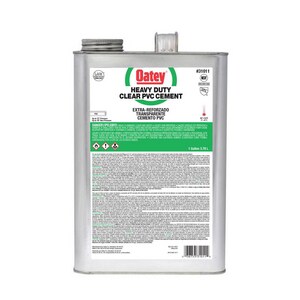 1 gal. Heavy Duty Medium Set Clear PVC Pipe Cement